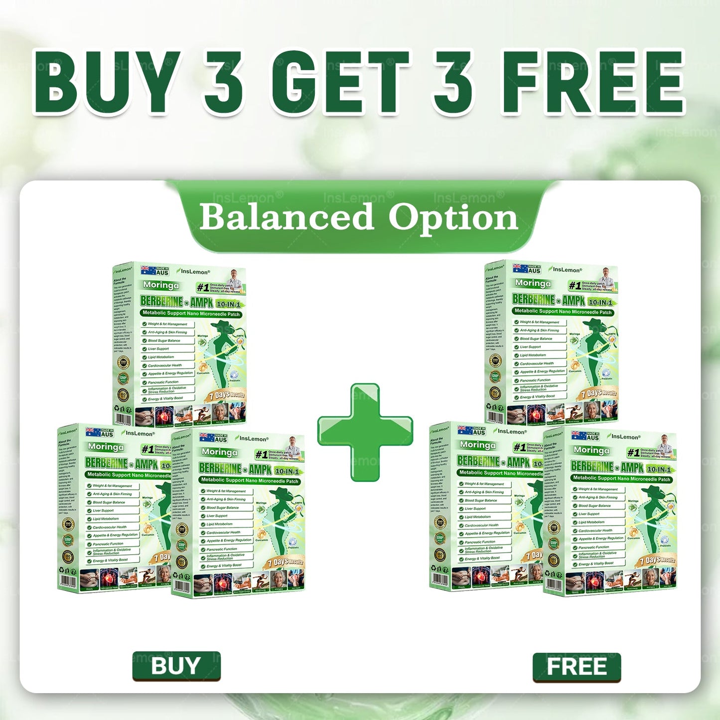 𝐈𝐧𝐬𝐋𝐞𝐦𝐨𝐧® 𝗠𝗼𝗿𝗶𝗻𝗴𝗮 × 𝗕𝗲𝗿𝗯𝗲𝗿𝗶𝗻𝗲 × 𝗔𝗠𝗣𝗞 𝟭𝟬-𝗶𝗻-𝟭 𝗠𝗲𝘁𝗮𝗯𝗼𝗹𝗶𝗰 𝗡𝗮𝗻𝗼 𝗣𝗮𝘁𝗰𝗵 (𝐎𝐧𝐜𝐞 𝐝𝐚𝐢𝐥𝐲, 𝐯𝐢𝐬𝐢𝐛𝐥𝐞 𝐫𝐞𝐬𝐮𝐥𝐭𝐬 𝐢𝐧 𝟕 𝐝𝐚𝐲𝐬) ✅ Supports weight, 🅛🅞🅞🅢🅔 🅢🅚🅘🅝, sleep & joints 🌟